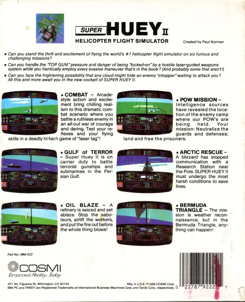 Backdrop artwork for Super Huey II