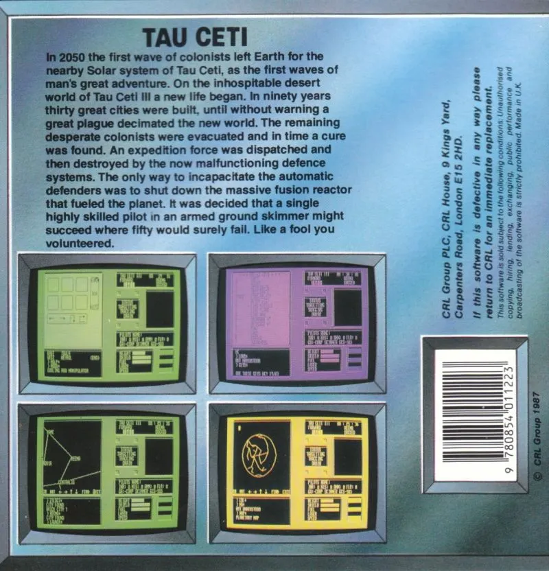 Backdrop artwork for Tau Ceti
