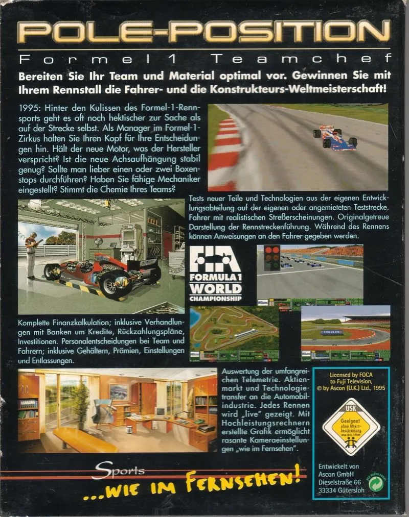Backdrop artwork for Team F1
