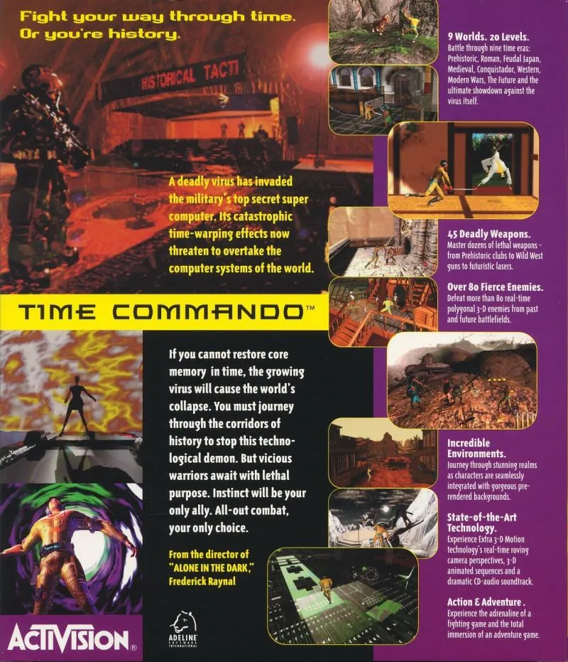 Backdrop artwork for Time Commando
