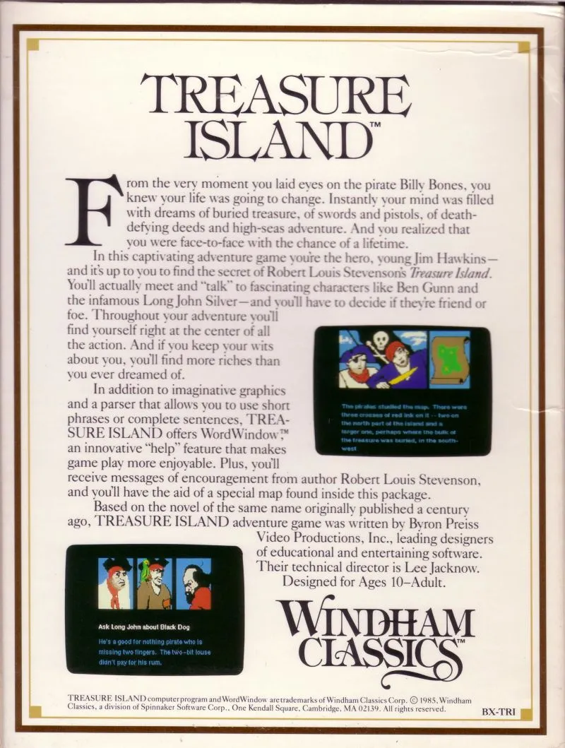 Backdrop artwork for Treasure Island