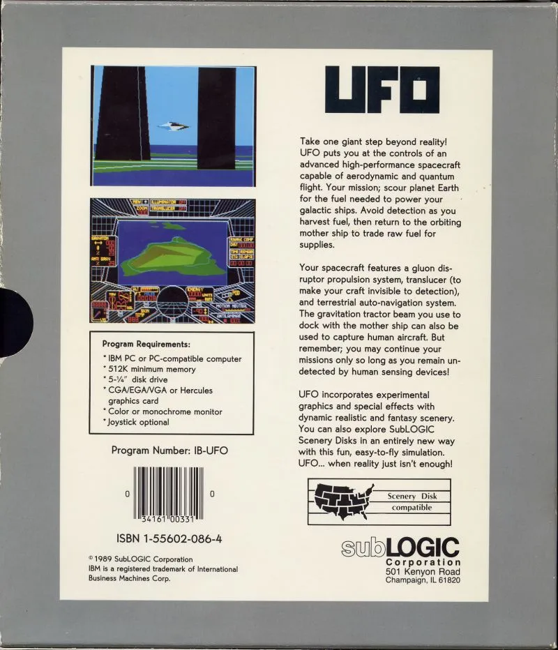 Backdrop artwork for UFO