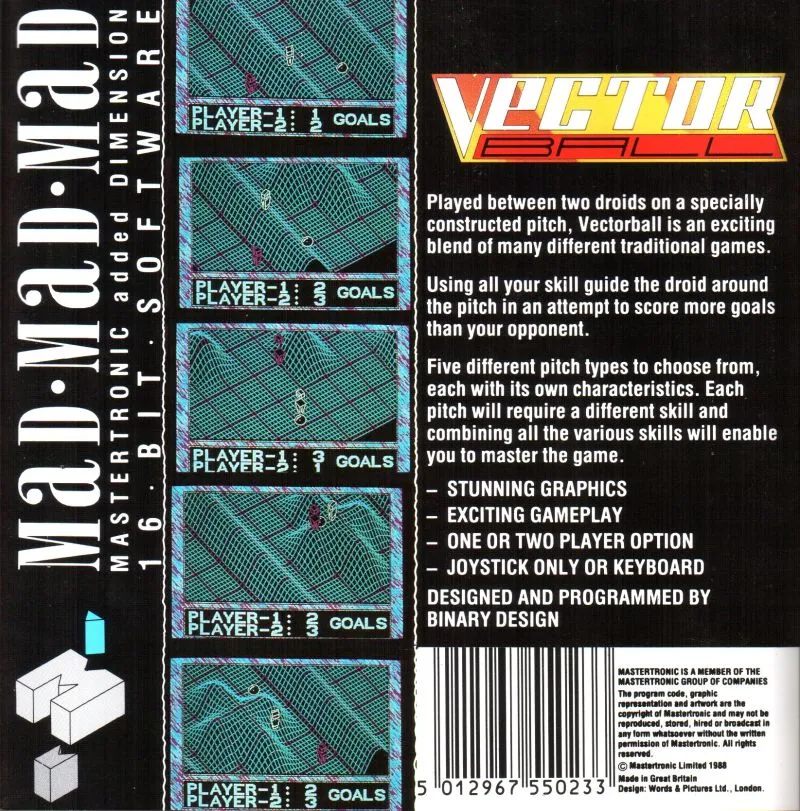 Backdrop artwork for Vectorball