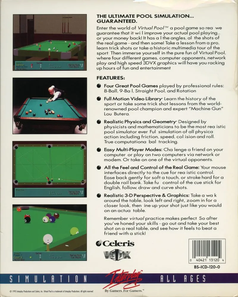Backdrop artwork for Virtual Pool