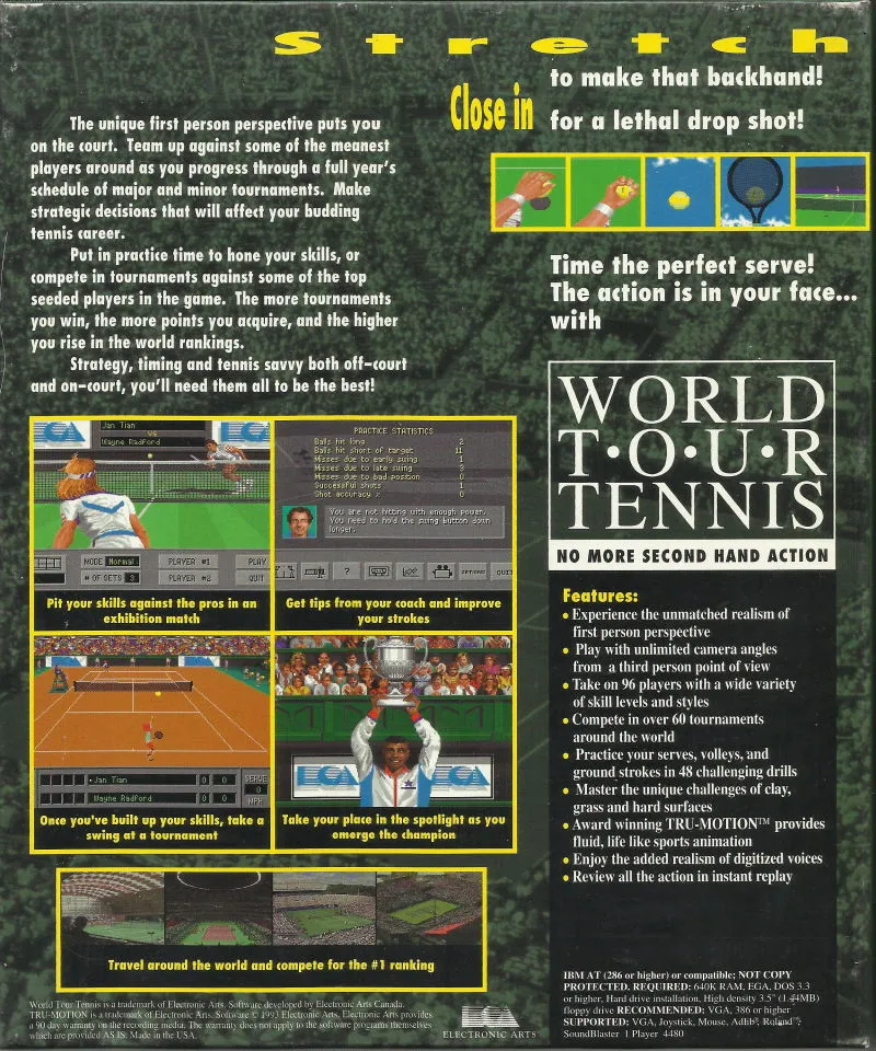 Backdrop artwork for World Tour Tennis