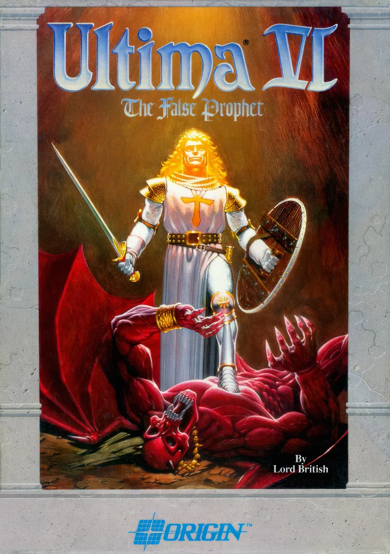 Backdrop artwork for Ultima VI: The False Prophet