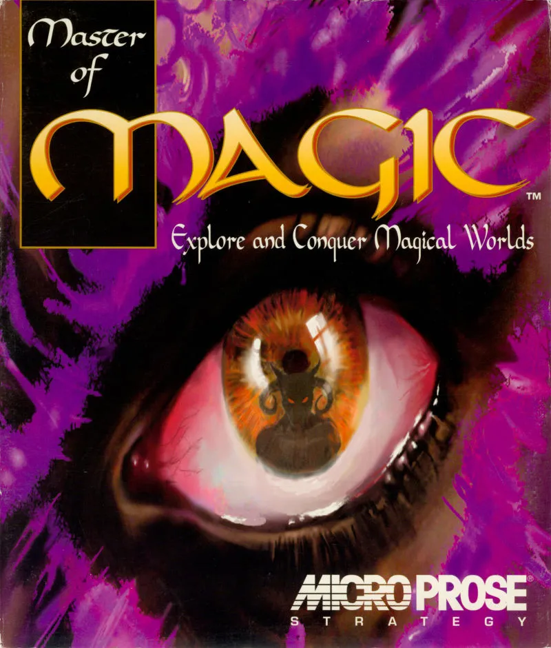 Master of Magic cover art for MS-DOS