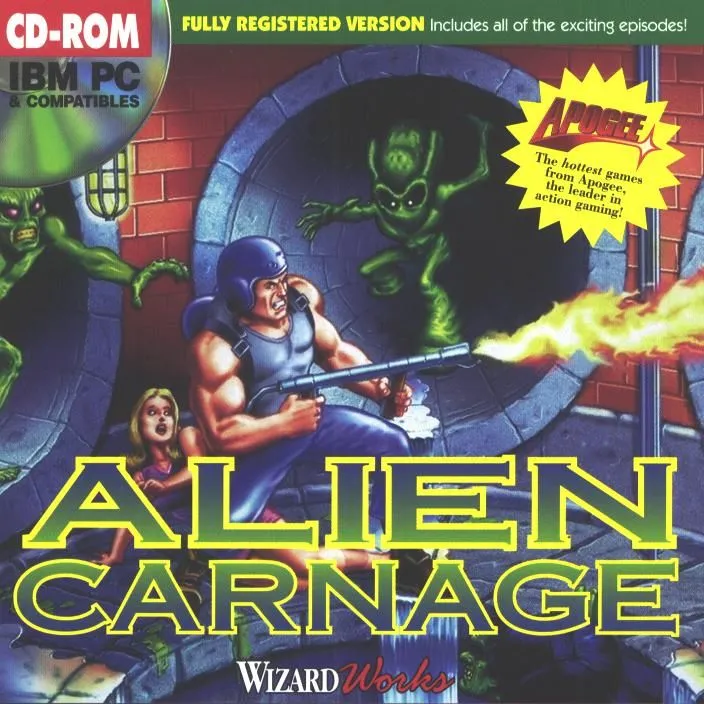 Backdrop artwork for Alien Carnage