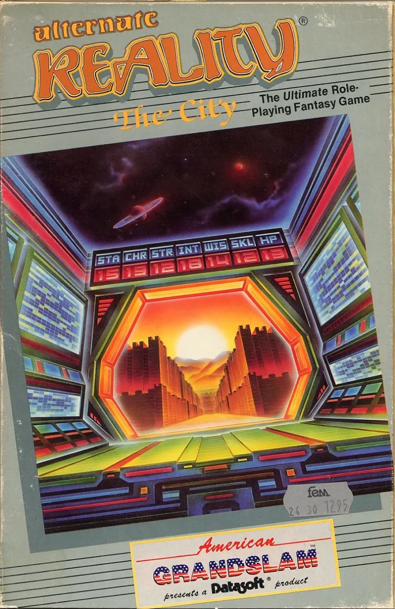 Alternate Reality: The City cover art for MS-DOS