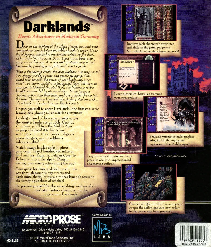Darklands box back