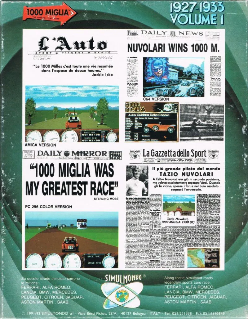 1000 Miglia box back