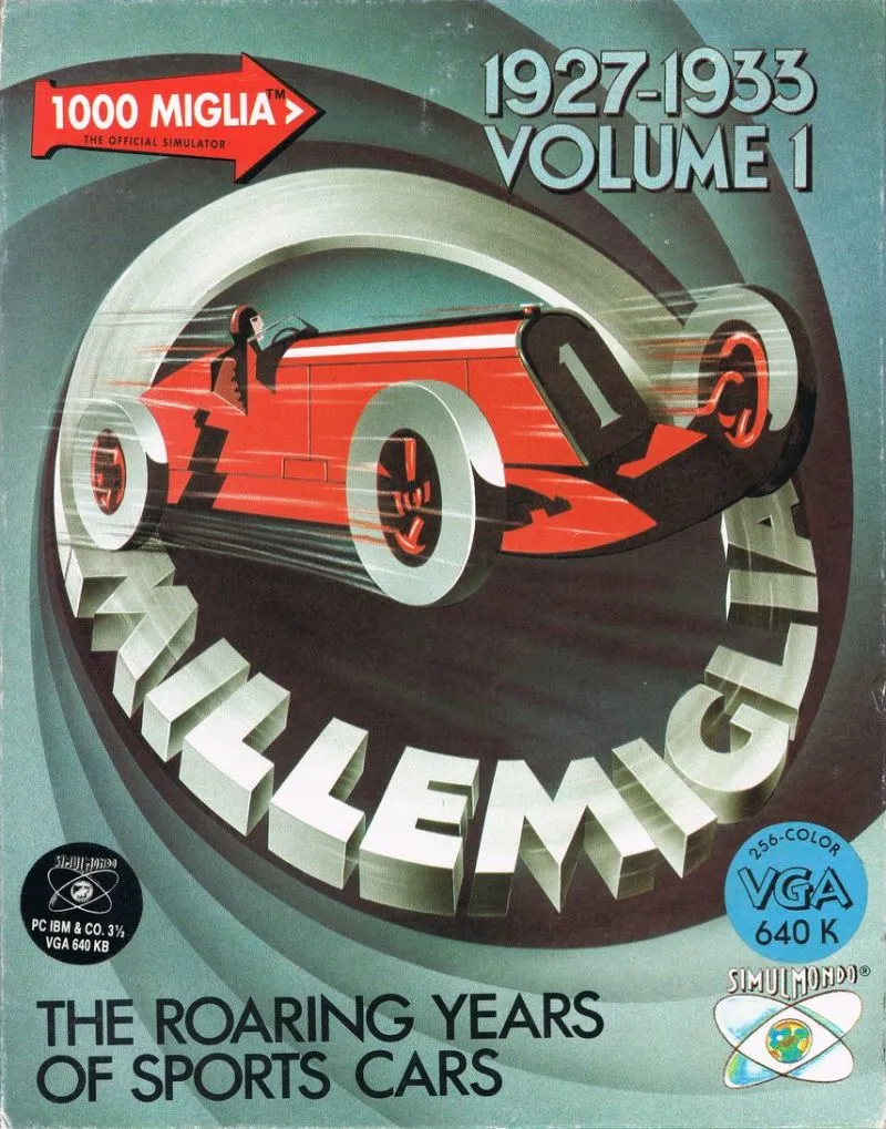 1000 Miglia cover art for MS-DOS