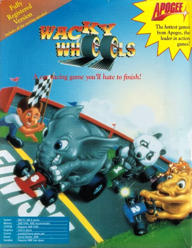 Wacky Wheels box art