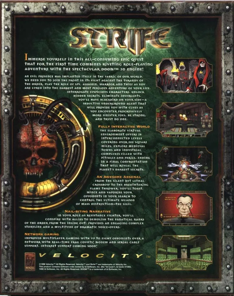 Backdrop artwork for Strife