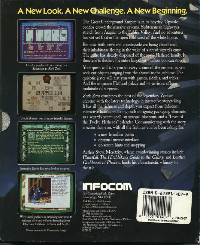 Backdrop artwork for Zork Zero: The Revenge of Megaboz