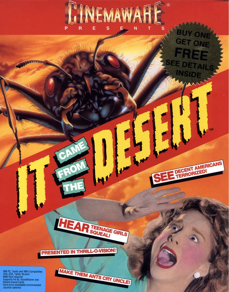 Backdrop artwork for It Came From The Desert