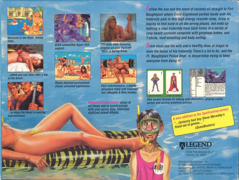 Backdrop artwork for Spellcasting 301: Spring Break