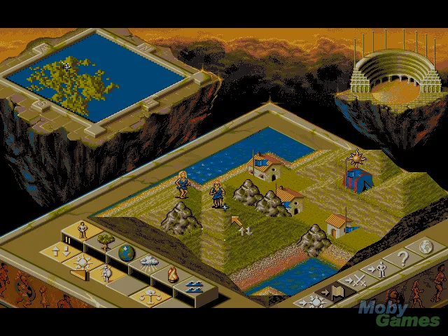 Populous II: Trials of the Olympian Gods screenshot