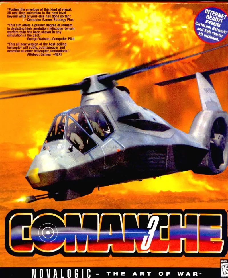 Backdrop artwork for Comanche 3