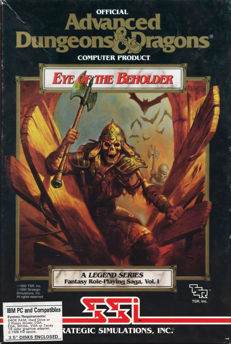 Backdrop artwork for Eye of the Beholder