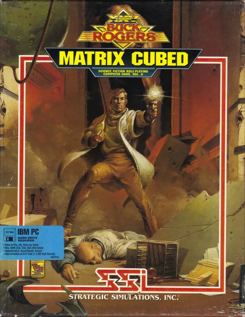 Buck Rogers: Matrix Cubed cover art for MS-DOS