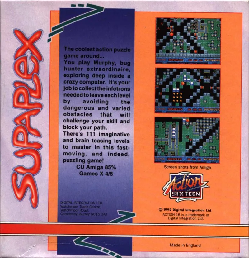 Backdrop artwork for Supaplex