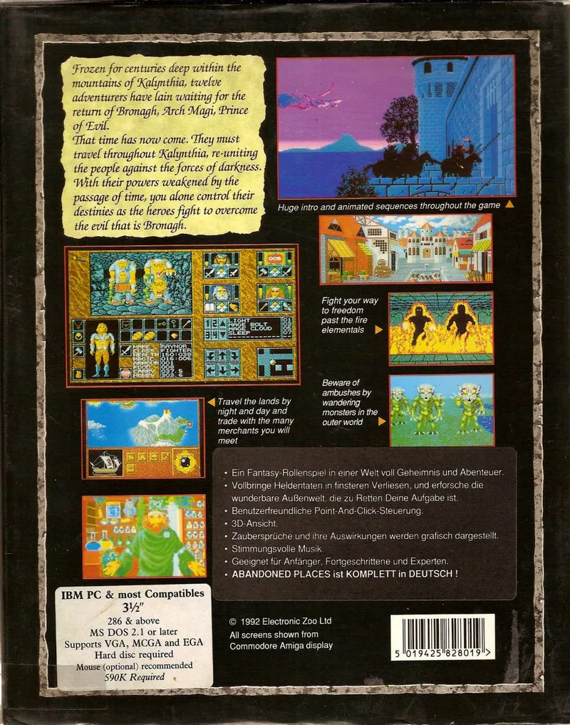 Abandoned Places: A Time for Heroes box back