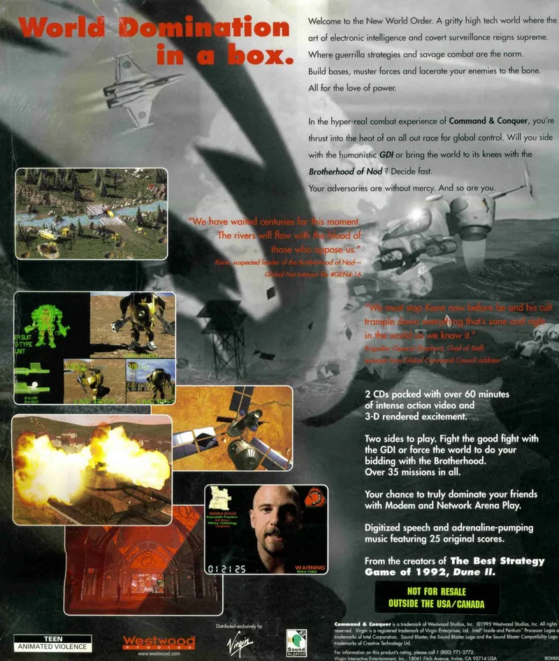 Command & Conquer box back