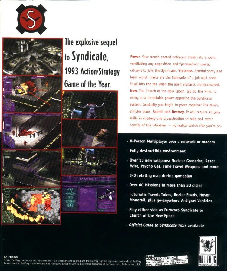 Syndicate Wars box back