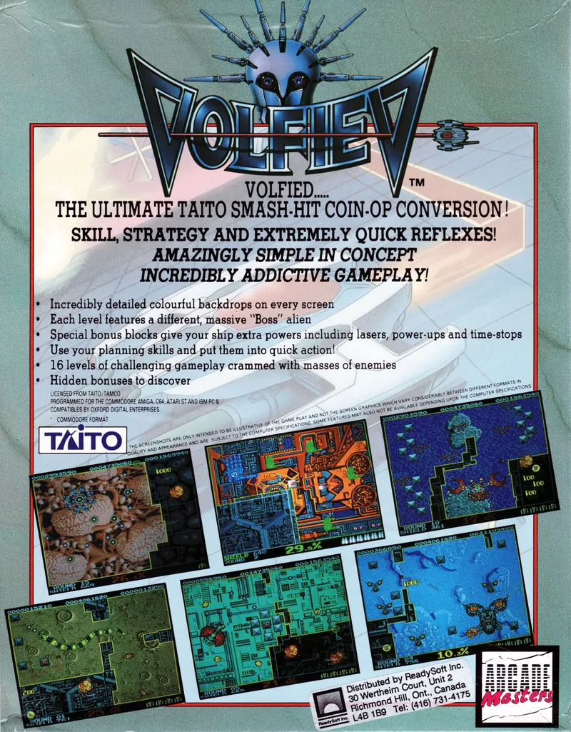 Backdrop artwork for Volfied