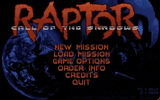 Raptor: Call of the Shadows screenshot