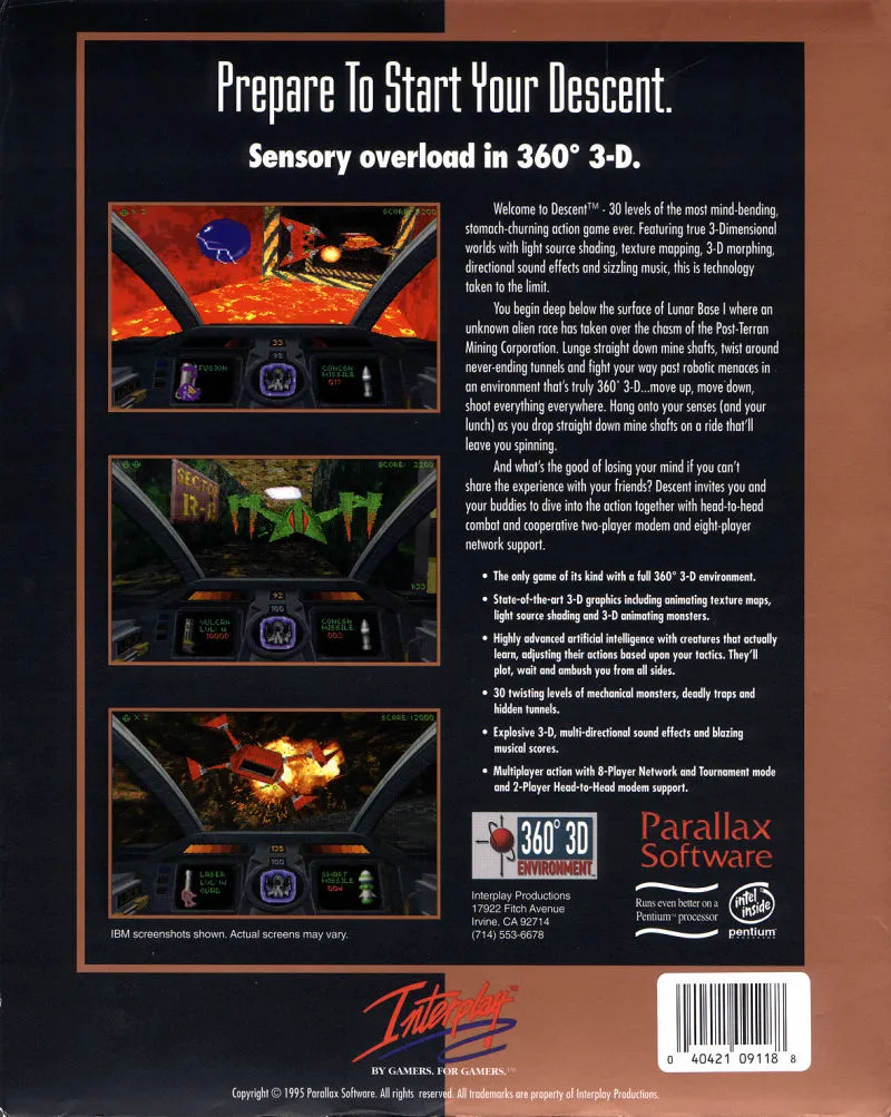 Descent box back