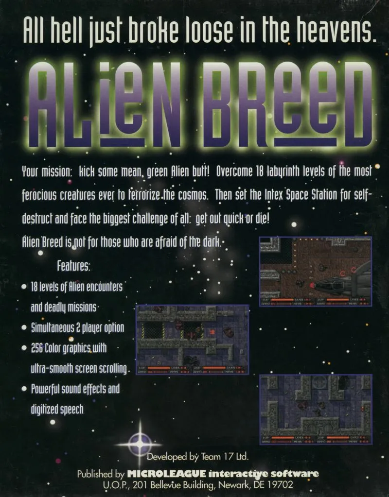 Alien Breed box back