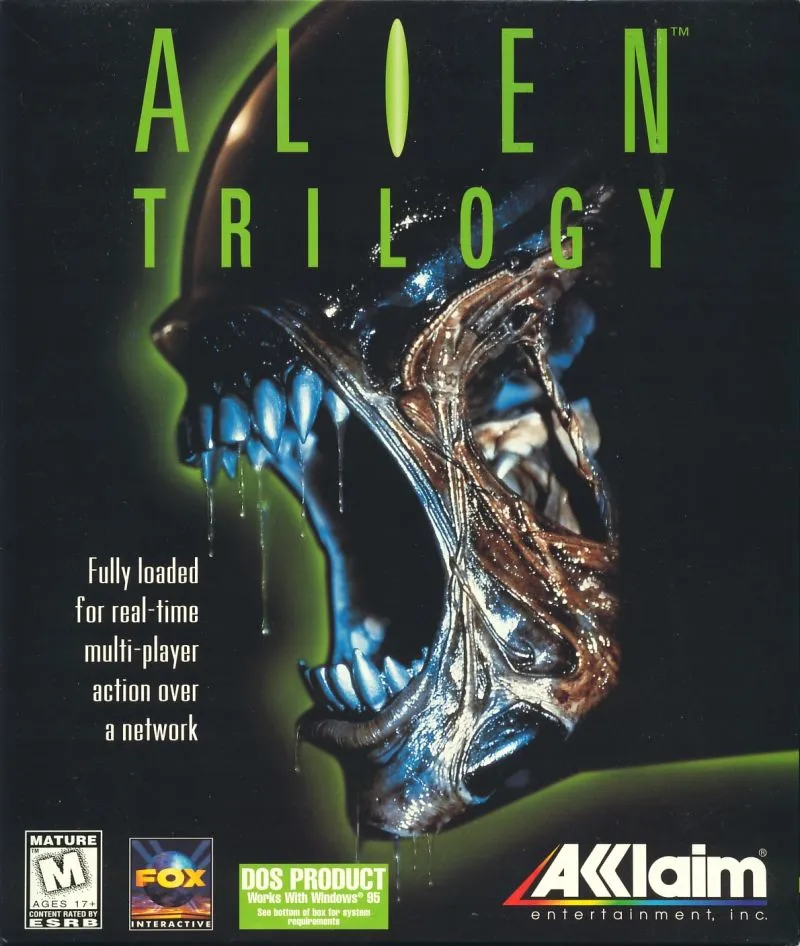 Alien Trilogy cover art for MS-DOS
