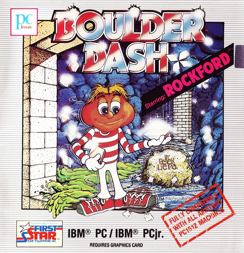 Backdrop artwork for Boulder Dash