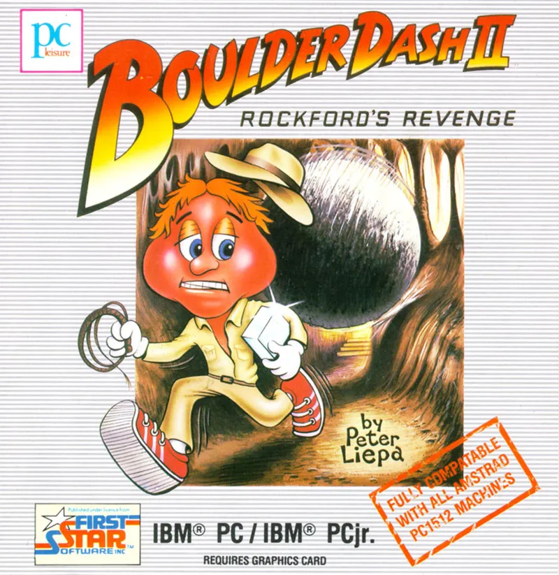 Backdrop artwork for Boulder Dash II: Rockford's Revenge