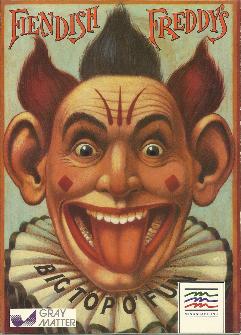 Backdrop artwork for Fiendish Freddy's Big Top O' Fun
