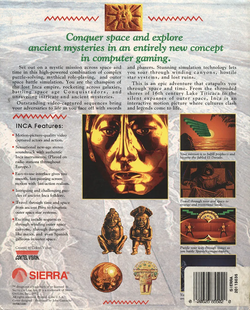 Inca box back