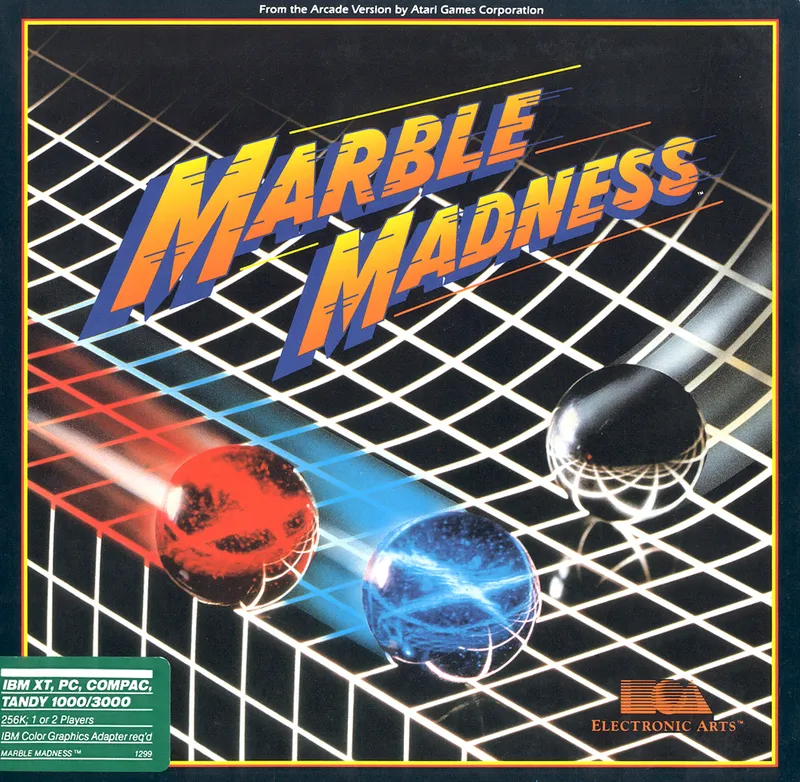 Backdrop artwork for Marble Madness