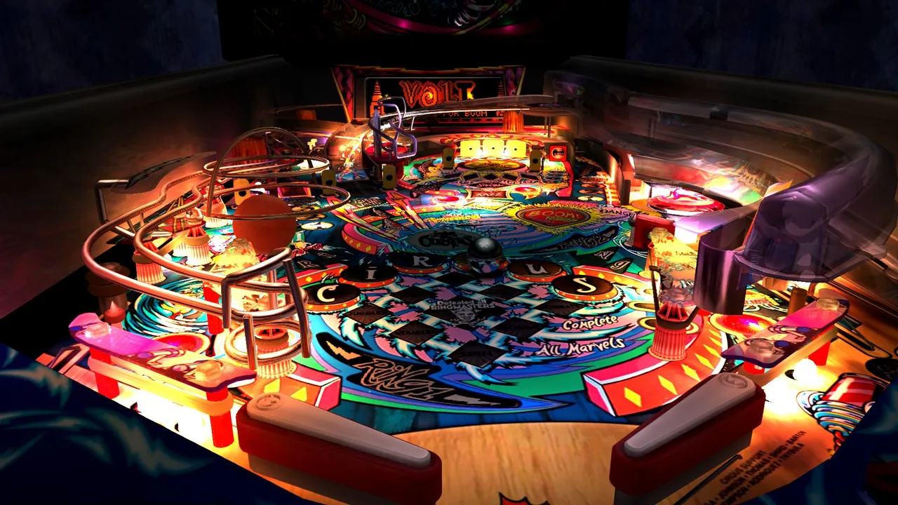 Backdrop artwork for Pinball Dreams