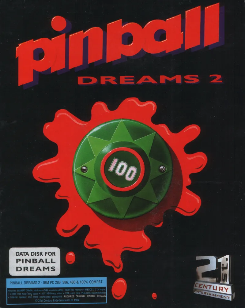 Pinball Dreams II box art
