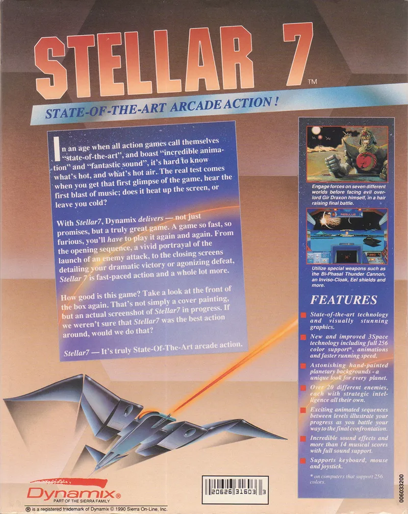 Backdrop artwork for Stellar 7