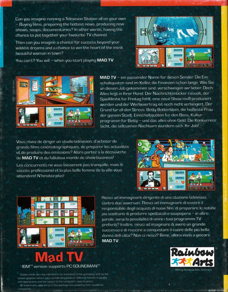 Mad TV box back