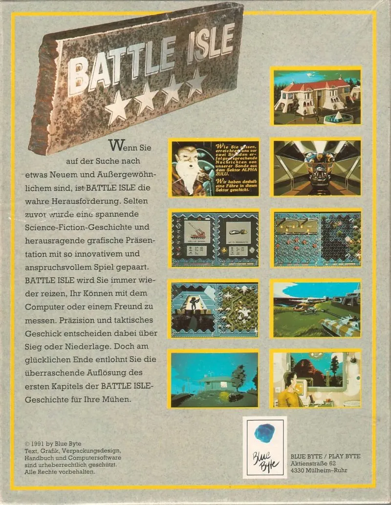 Battle Isle box back
