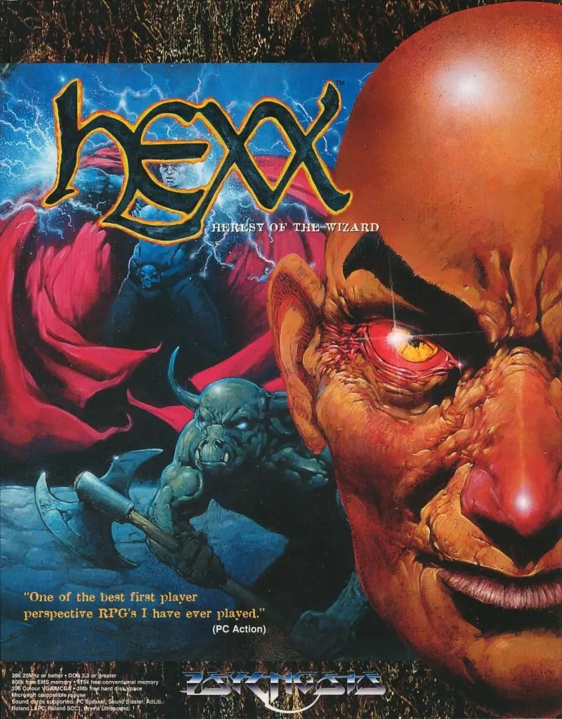 Backdrop artwork for Hexx: Heresy of the Wizard