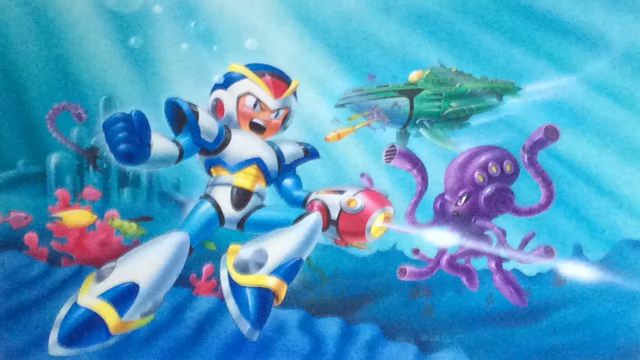 Backdrop artwork for Mega Man X