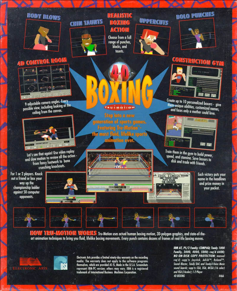 4-D Boxing box back