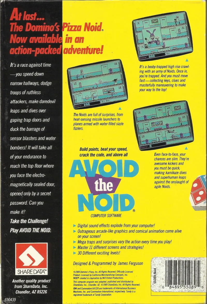 Avoid the Noid box back