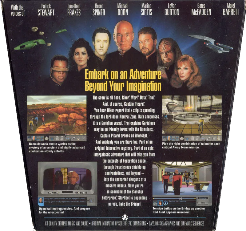 Backdrop artwork for Star Trek: The Next Generation: A Final Unity