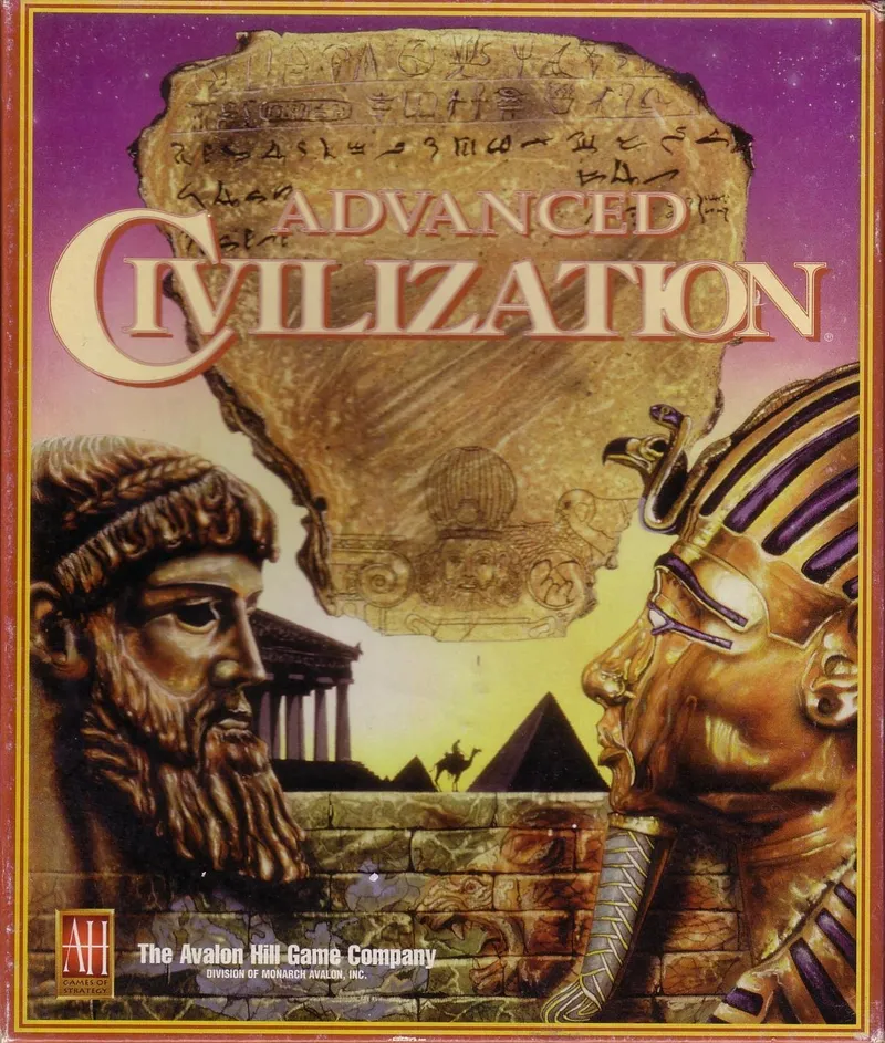 Advanced Civilization cover art for MS-DOS